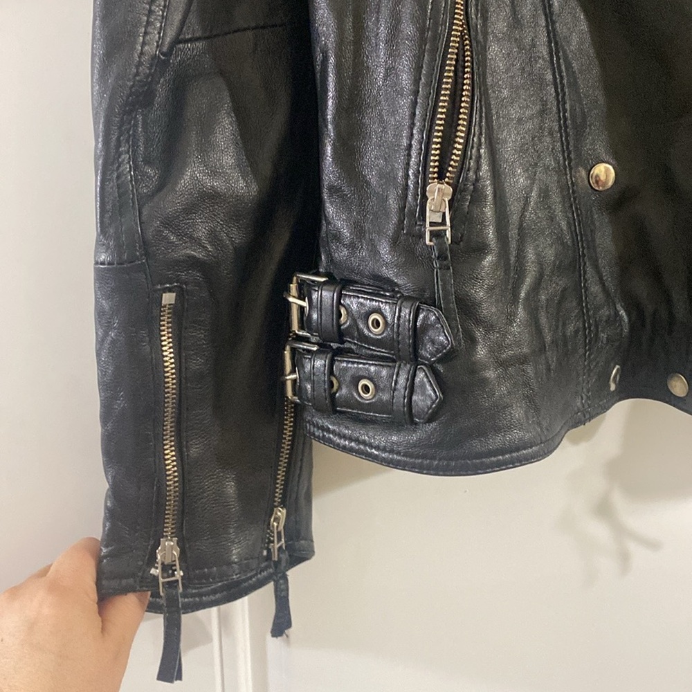 Black Motorcycle Jacket - Picture 5 of 8